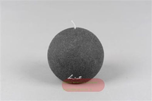 Bild von Velvet Kugelkerze, Ø80mm, beluga