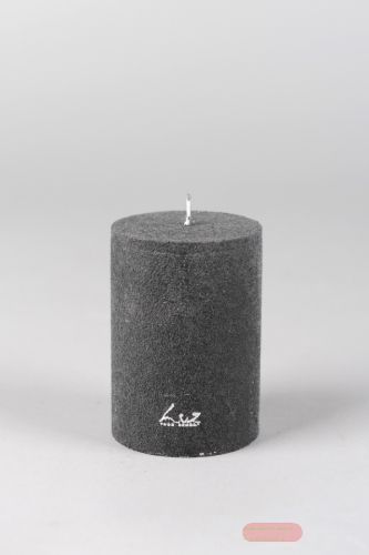 Bild von Velvet Zylinderkerze, 10cm x Ø70mm, beluga