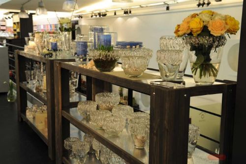 Bild von Tisch, Holz L184x W56x H112cm, dunkelgrau