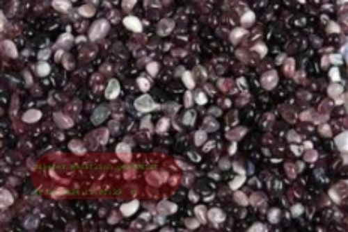 Bild von Glassteinchen, 800gr multi, schwarz/rosa