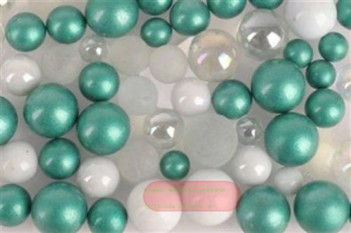 Bild von Glaskugeln, 500gr, grün metall