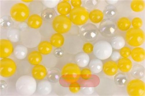 Bild von Glaskugeln, 500gr, ocker