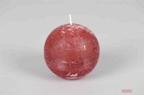 Bild von Rustic Kugelkerze, Ø100mm, chateauneuf