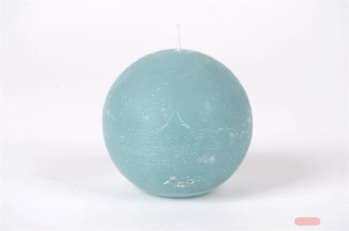 Bild von Rustic Kugelkerze, Ø100mm, lagune*
