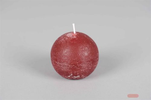 Bild von Rustic Kugelkerze, Ø 80mm, chateauneuf