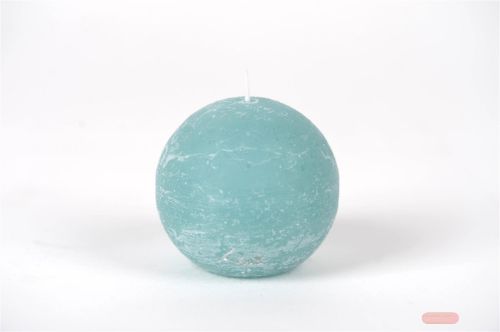 Bild von Rustic Kugelkerze, Ø 80mm, lagune*