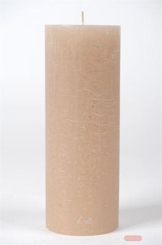 Bild von Rustic Zylinderkerze, 27cm x Ø100mm, mondstein