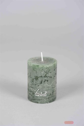 Bild von Rustic Zylinderkerze,   8cm x Ø60mm, eiben