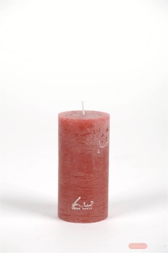 Bild von Rustic Zylinderkerze, 12cm x Ø60mm, braun sequoia