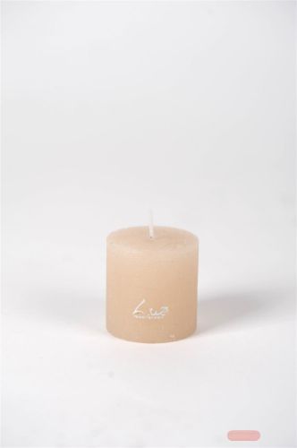 Bild von Rustic Zylinderkerze,   5cm x Ø50mm, mondstein