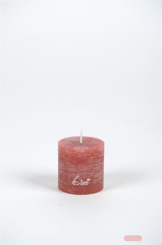 Bild von Rustic Zylinderkerze,   5cm x Ø50mm, braun sequoia