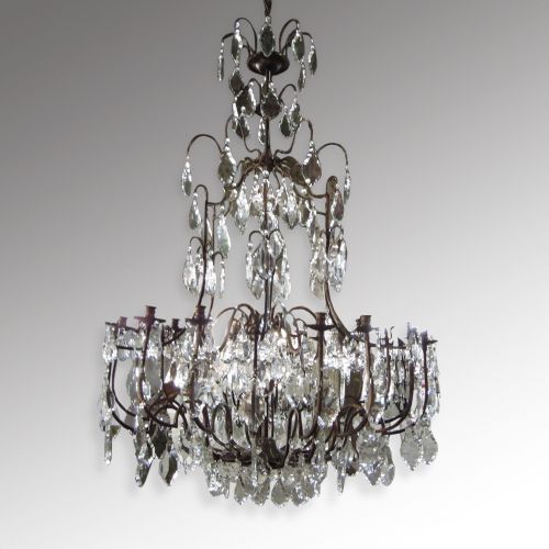 Bild von Lampe hängend, mit Kerzen