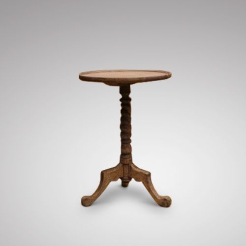 Bild von Tisch, rund - Holz massiv 55 x 55 x 73cm