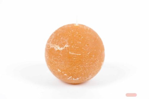 Bild von Rustic Kugelkerze, Ø100mm, bienenwachs