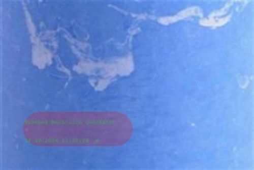 Bild von Rustic Kugelkerze, Ø 80mm, blue heaven*