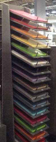 Bild von Display Tischset, Holz B45x T55x H200cm, d'grau