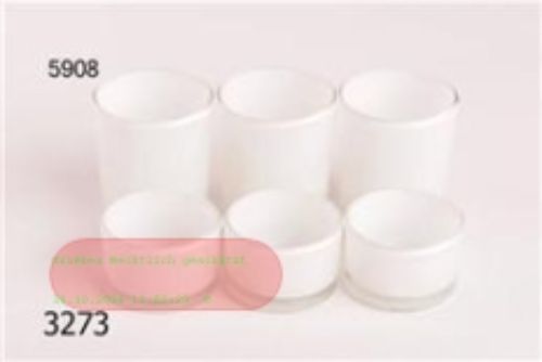 Bild von Votiv, Glas - 5x 3cm, weiss