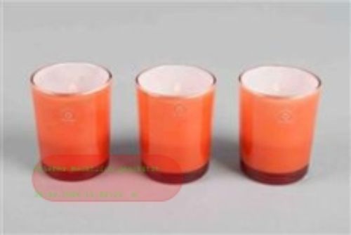 Bild von Votiv, Glas - 5.5x 6.5cm, orange