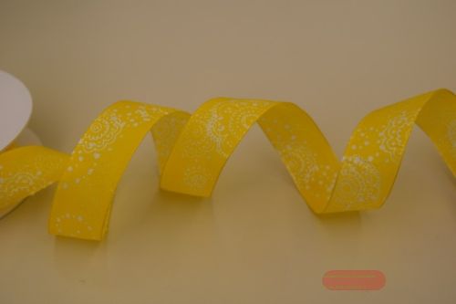Bild von Band 20m/ 25mm, Fantasie, gelb