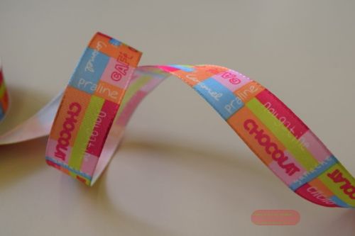 Bild von Band 25m/ 25mm, Chocolat - Café, bunt