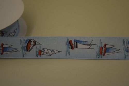 Bild von Band 25m/ 25mm, Regatta, blau