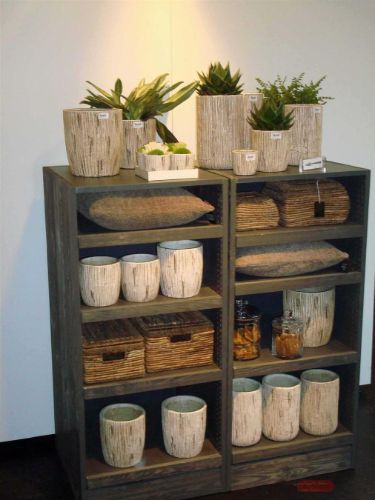 Bild von Display, Holz - B55x T58x H120cm ohne Tab, d'grau