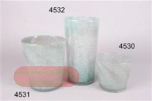 Bild von Glasvase, Dapple 18.5 x 22cm, teal