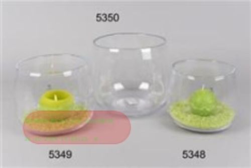 Bild von Glasvase, upper-glas - 26x 22cm, klar