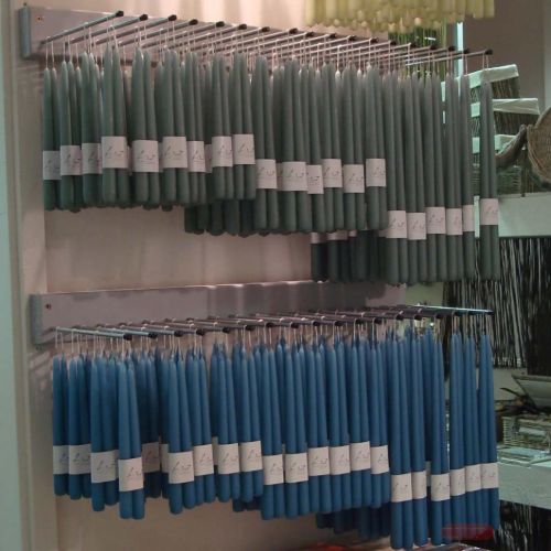 Bild von Display, 20 Paarekerzen Henkel - L115cm, grau