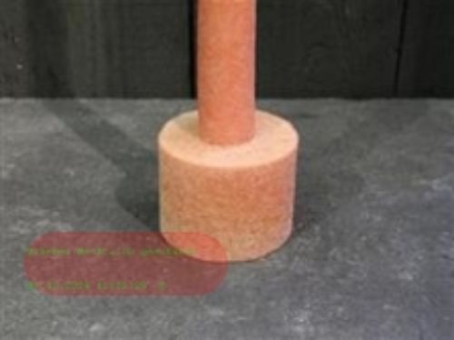 Bild von Kerzenständer, Paraffin 4.5x 6cm, koralle