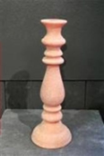 Bild von Kerzenständer, Paraffin 10x 29cm, koralle