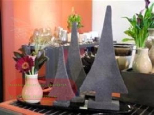 Bild von Baum, Paraffin Höhe 31cm, taupe