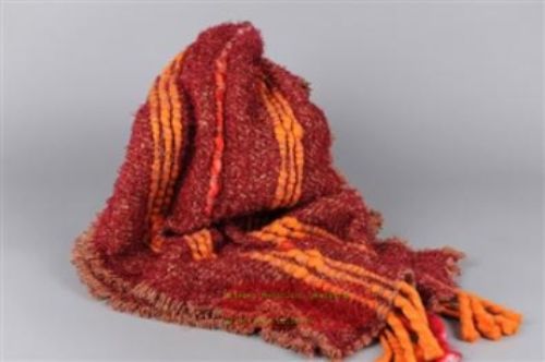 Bild von Schal, L175 x 40cm Luxury Akryl, brandy rot