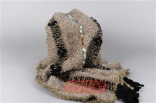 Bild von Schal, L175 x 40cm Luxury Akryl, black taupe