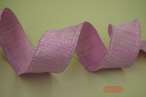 Bild von Band 20m/ 40mm, Uni gewoben 2-farbig, pink