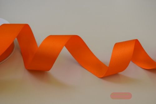 Bild von Band 25m/ 25mm, Uni Rips fein, orange