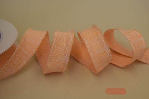 Bild von Band 20m/ 25mm, Uni gewoben 2-farbig, orange