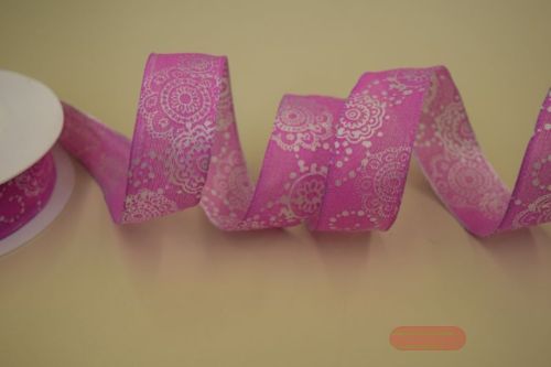 Bild von Band 20m/ 25mm, Fantasie, pink