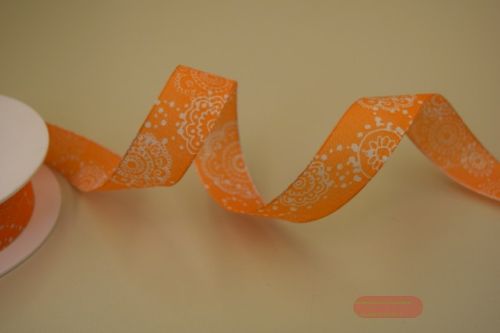 Bild von Band 20m/ 25mm, Fantasie, orange