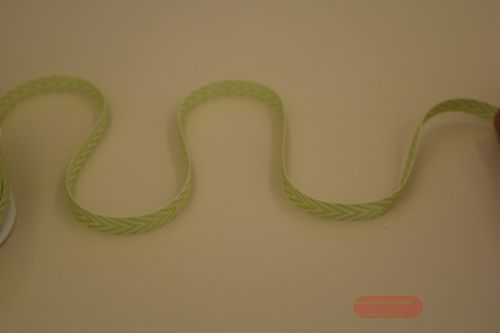 Bild von Band 25m/ 6mm, Fischgrat, hellgrün