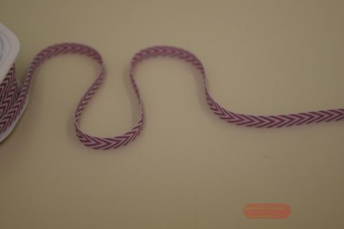 Bild von Band 25m/ 6mm, Fischgrat, braun