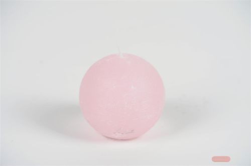 Bild von Rustic Kugelkerze, Ø 80mm, strawberry