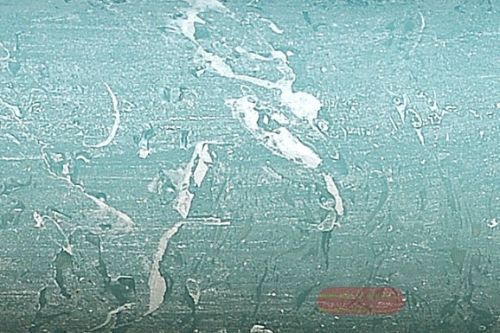 Bild von Rustic Kubuskerze, H17cm x  95x 95mm, lagune*