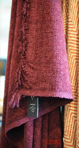 Bild von Decke, 150x 200cm - Chenille, burgundi