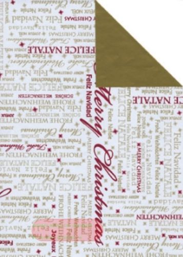 Bild von Bogen 70x 100cm, Lingua, rot/gold*