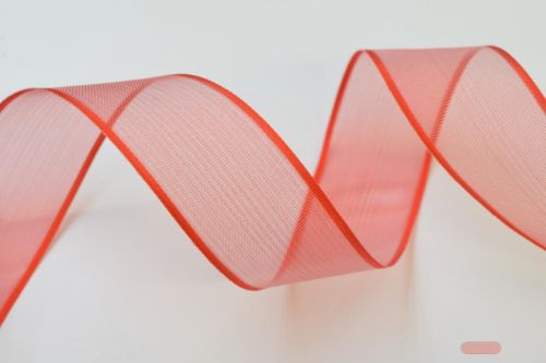 Bild von Band 50m/ 25mm, Voile, rot