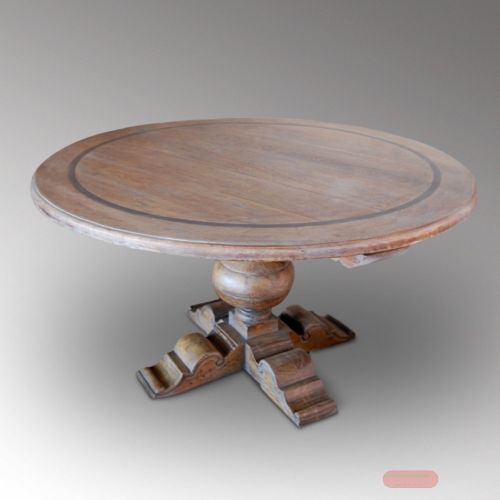 Bild von Tisch, Holz massiv - rund - 150x 150x 75cm