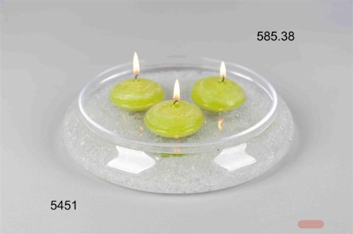 Bild von Glasschale, rund - 25x 6.5cm, klar