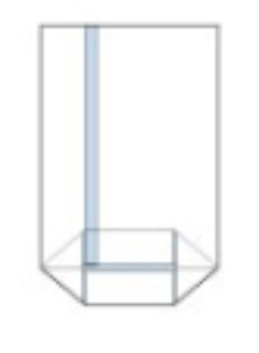 Bild von Kreuzbodenbeutel 30my, B130x H260mm, klar