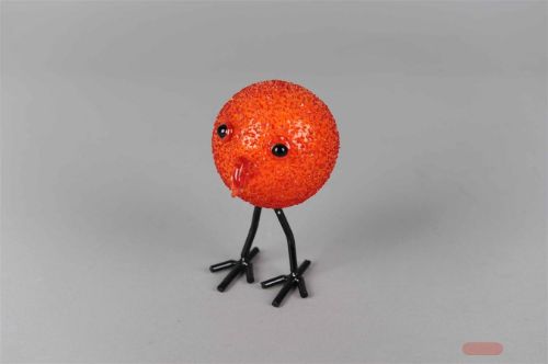 Bild von Glass bird, Roly-poly Ø  9.5x H13cm, aranja